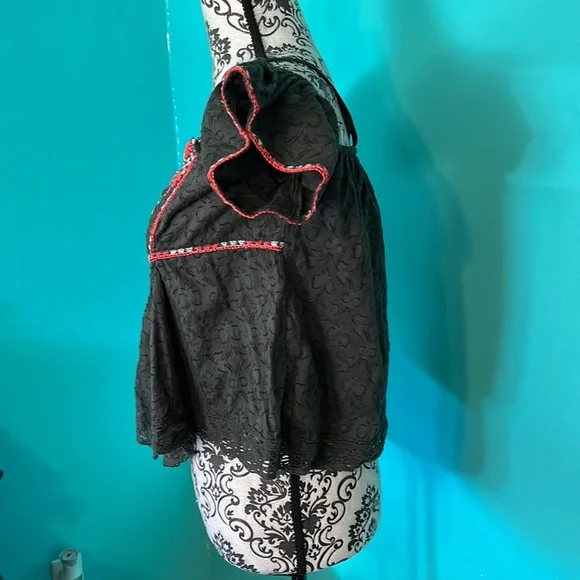 EUC Free People Cropped Blouse - Picture 4 of 8